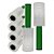 6x Rolo Filme Plástico Stretch 10cm x 120m Com Cabo Aplicador Giratório - Imagem 3