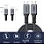 Cabo Usb Tipo C Thunderbolt 3 8k 40gbps 100w E-maker - 1,2 Metros - Imagem 4