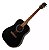 Violão Eletroacústica Cort Standard Ad810e Black Satin - Imagem 1