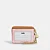 Carteira Zip Card Case In Signature Canvas - Cor Gold Powder Pink - Imagem 2