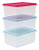 Pote Retangular Kit 3 Peças Microondas E Freezer - Imagem 1
