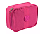 Estojo Box Nylon Escolar Rosa Com Divisória - Imagem 1