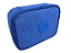 Estojo Box Nylon Escolar Azul Com Divisória - Imagem 1