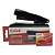 Grampeador Metálico 206 Eagle + 500 Grampos 26/6 - Preto - Imagem 1