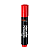Marcador Permanente Top Chanfrado Vermelho Jocar Office - Imagem 1