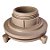 Adaptador com Flange aa soldável 85mm x 3  para caixa d'água amanco. - Imagem 1