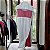 Capa Protetora Vestido Longo Em Microfibra e Visor Organza 150x60cm Offwhite - Imagem 3