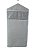 Capa Protetora Vestido longo Em Tnt e Visor Pvc Cristal 150x60cm Branco - Imagem 1