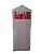 Capa Protetora Vestido longo Em Tnt e Visor Pvc Cristal 150x60cm Branco - Imagem 2