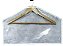 Capa Protetora Ombro Tnt e Pvc 54x34cm Branco - Imagem 1