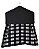 Capa Protetora OmbroTnt e Organza 54x34cm Preto - Imagem 2