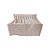 Colmeia Organizadora Gaveta Calças e Bermudas Matelassê 40x28x20cm Branca - Imagem 1
