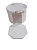 Organizador Protetor De Prato e Louça 20cm Branco - Imagem 1