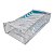 Colmeia Organizadora Gaveta Fitness Transparente Viés Branco 40x20x10cm - Imagem 1