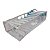 Colmeia Organizadora Gaveta Adulto Transparente Viés Branco 40x14x10cm - Imagem 1