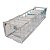Colmeia Organizadora Gaveta Baby Transparente Viés Branco 40x10x10cm - Imagem 1