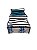 Colmeia Organizadora Gaveta Fitness Transparente Viés Preto 40x20x10cm - Imagem 4