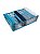 Colmeia Organizadora Gaveta Camiseta Transparente Viés Azul 40x28x10cm - Imagem 4
