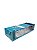 Colmeia Organizadora Gaveta Adulto Transparente Viés Azul 40x14x10cm - Imagem 1