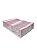 Colmeia Organizadora Gaveta Camiseta Transparente Viés Rosa 40x28x10cm - Imagem 5