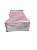 Colmeia Organizadora Gaveta Fitness Transparente Viés Rosa 40x20x10cm - Imagem 1