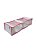 Colmeia Organizadora Gaveta Adulto Transparente Viés Rosa 40x14x10cm - Imagem 1