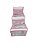 Colmeia Organizadora Gaveta Adulto Transparente Viés Rosa 40x14x10cm - Imagem 4