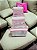 Colmeia Organizadora Gaveta Adulto Transparente Viés Rosa 40x14x10cm - Imagem 2