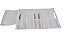 Organizador Protetor de Talheres 12 Nichos Em Tnt 31x50cm Branco - Imagem 3