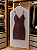 Capa Para Vestido Curto Toda Em Tnt 120x60cm Branca - Imagem 1
