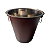 Balde Para Gelo e Champanhe 4,5L em Aço Inox Marrom Escuro – Elegância e Funcionalidade em um Só Produto! - Imagem 2