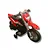 Mini moto eletrica cross 6V vermelha - importway - Imagem 1