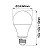 Lâmpada Led Bulbo A60 12W 3000K E27 Bivolt 1009R - Galaxy Led. - Imagem 3