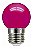 Lâmpada led bolinha G45 1,5w decorativa rosa E27 220v Galaxy Led. - Imagem 2