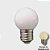 Lâmpada led bolinha G45 3w decorativa branco quente E27 127v Galaxy. - Imagem 4