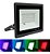 Refletor Com Memoria Holofote LED 100W IP66 A Prova D'Água RGB Multicolorido. - Imagem 4