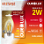 Lâmpada Filamento Led Vela 2W bivolt 2400K. - Imagem 4