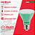 Lâmpada Superled PAR20 6W bivolt 30º Verde IP66. - Imagem 5