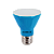 Lâmpada Superled PAR20 6W bivolt 30º Azul IP66. - Imagem 3