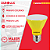 Lâmpada Superled PAR20 6W bivolt 30º Amarelo IP66. - Imagem 5