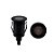 Balizador de Solo Chão LED Way Up Recuado Redondo Com Grade Antiofuscante 24° Externo 3000K 1W Bivolt IP67 Ø4,1x7,3cm Alumínio Preto. - Imagem 1