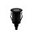 Balizador de Solo Chão LED Way Up Recuado Redondo Com Grade Antiofuscante 24° Externo 3000K 1W Bivolt IP67 Ø4,1x7,3cm Alumínio Preto. - Imagem 2