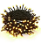 Pisca de Natal 50 Leds branco quente 8 Funções 5 Metros fio verde bivolt. - Imagem 1