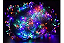 Pisca de Natal 50 Leds Colorido 8 Funções 5 Metros fio transparente bivolt. - Imagem 2
