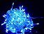 Pisca de Natal 50 Leds Azul 8 Funções 5 Metros fio transparente 127V. - Imagem 4