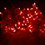 Pisca de Natal 100 Leds Vermelho 8 Funções 10 Metros fio transparente 127V. - Imagem 3