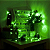 Pisca de Natal 100 Leds Verde 8 Funções 10 Metros fio transparente 220V. - Imagem 2