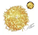 Pisca de Natal 100 Leds Amarelo 8 Funções 10 Metros fio transparente 220V. - Imagem 1
