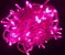 Pisca de Natal 100 Leds Rosa 8 Funções 10 Metros fio transparente 220V. - Imagem 2