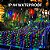 Rede de Natal sequencial com 144 LEDS Colorido fio branco 8 funções 1,5m x 1,3m bivolt. - Imagem 2